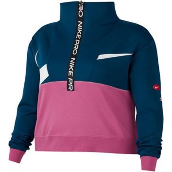 SOLD! Nike Pro NWT Plus Size Dri-Fit Fleece Jacket - Picture 4 of 12
